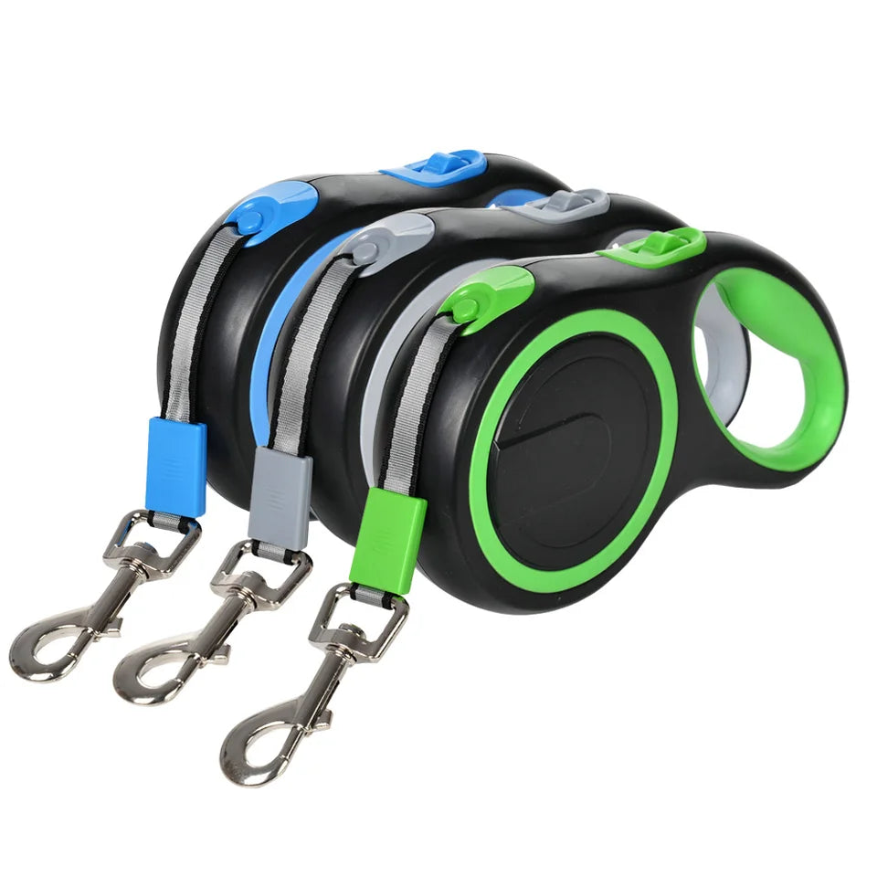 5m 8m 50kg Dog Leash Retractable Roulette Collar for Small Big Dogs Accessories Adjustable Durable Walking Hiking Bulldog Rope