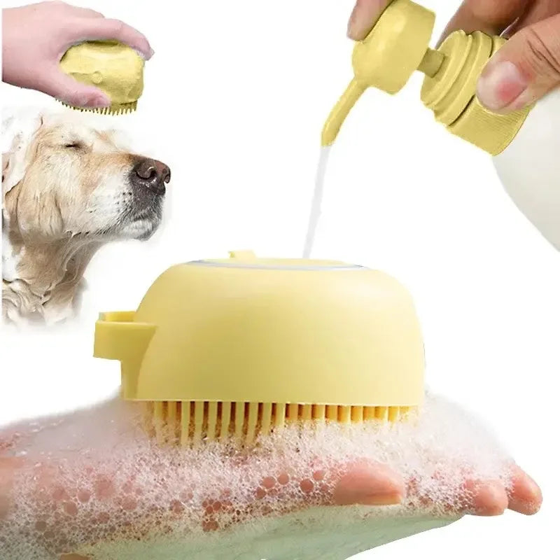 Bathroom Puppy Dog Cat Bath Washing Massage Gloves Brush Soft Silicone Pet Accessories for Dogs Cats Tools Mascotas Products