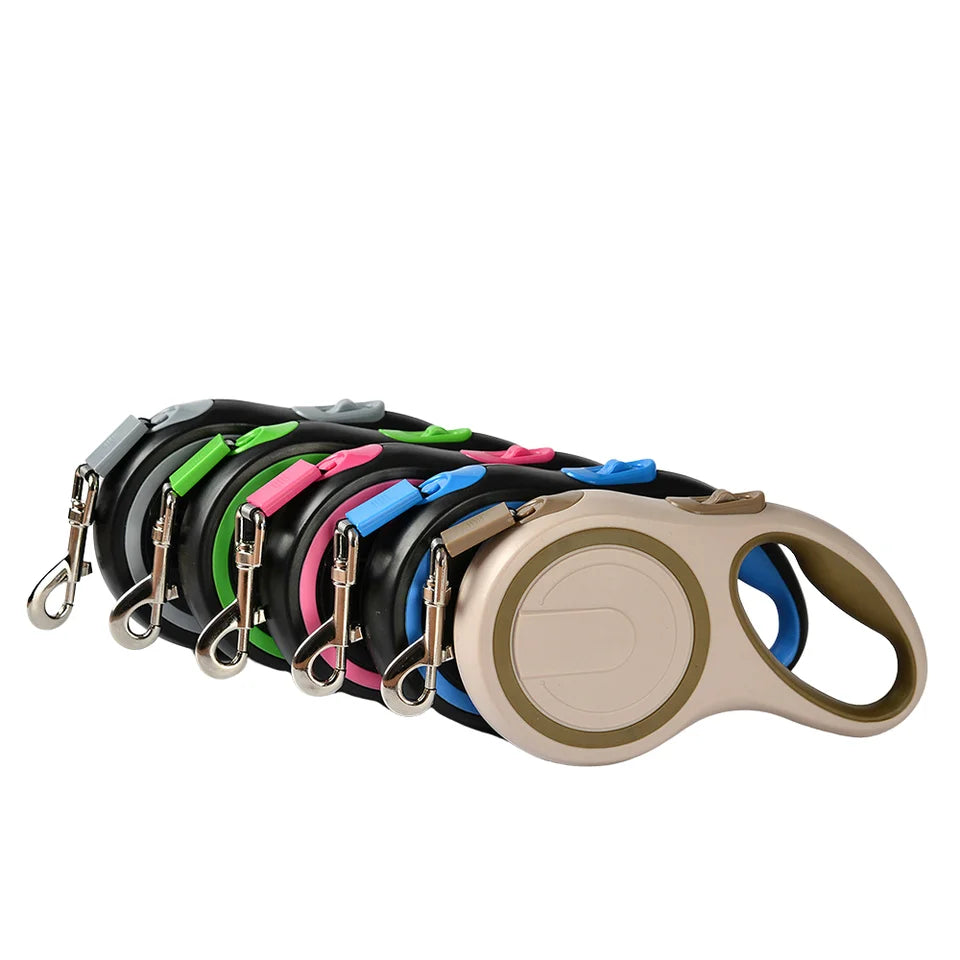 5m 8m 50kg Dog Leash Retractable Roulette Collar for Small Big Dogs Accessories Adjustable Durable Walking Hiking Bulldog Rope