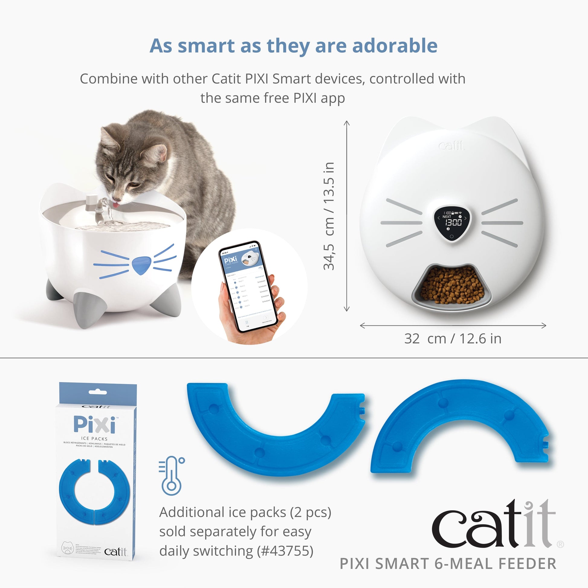 Catit PIXI Smart 6-Meal Feeder