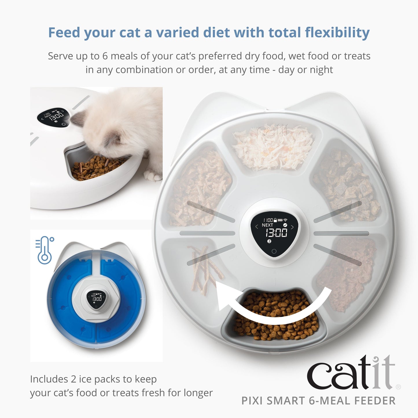 Catit PIXI Smart 6-Meal Feeder